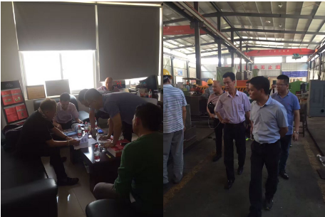 超達(dá)集團(tuán)老總王漢洲親自陪客戶(hù)JO殼牌閥服來(lái)公司考察選購(gòu)閥門(mén)試驗(yàn)臺(tái)